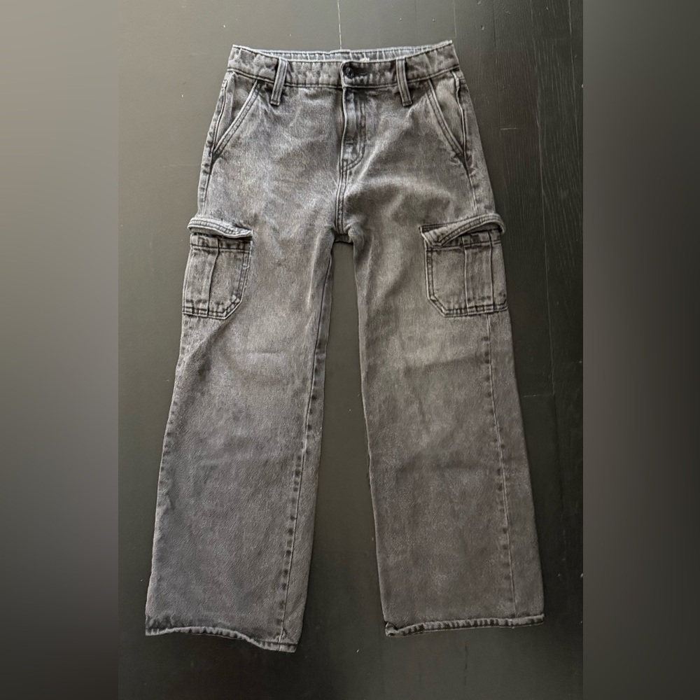 Old Navy Black Baggy Wide-Leg Jeans